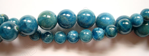 Apatite A  -  Smooth Round Beads  16"