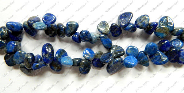 Lapis Lazuli A  -  Smooth Drop Nuggets 16"