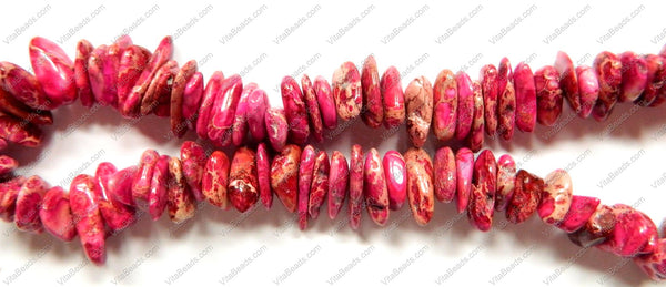 Fuchsia Impression Jasper  - Big Chip Nuggets  16"