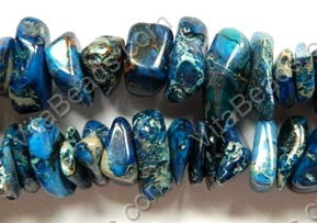 Blue Impression Jasper  -  Chip Nuggets  16"