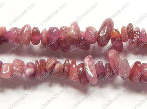 Pink Tourmaline AA  -  Chips 16"    4 - 6 mm