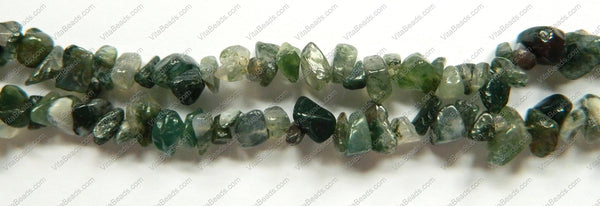 Moss Agate  -  Chips 36"