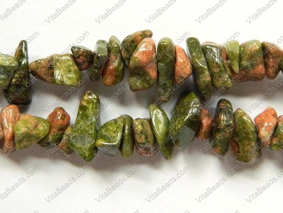 Unakite  -  Chips 36"