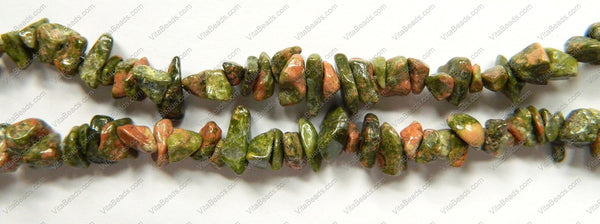 Unakite  -  Chips 36"