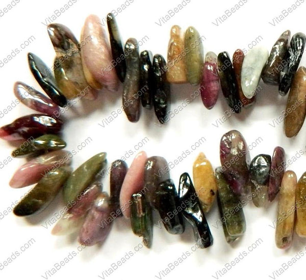 Tourmaline A  -  Smooth Sticks  16"      4 x 15 mm