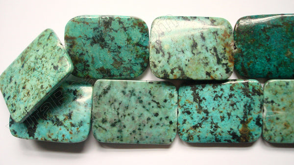 Africa Turquoise  -  Big Puff Rectangle 16"