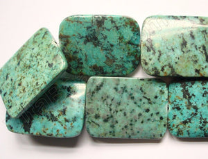 Africa Turquoise  -  Big Puff Rectangle 16"