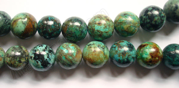 Africa Turquoise Dark  -  Smooth Round 16"