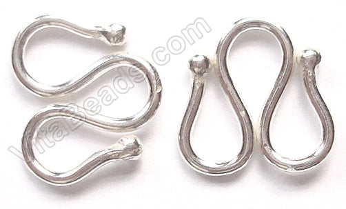 Sterling Silver "M" Hook