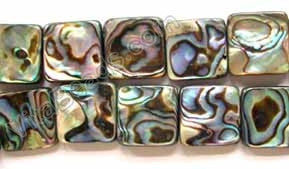 Abalone  -  Flat Squares 16"