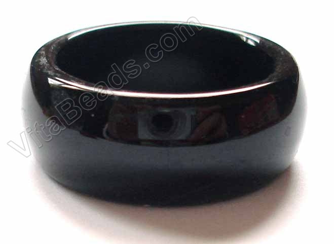 Black Onyx Smooth Ring