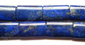 Lapis Lazuli AA -  Puff Thin Tube  16"
