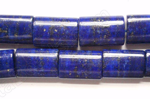 Lapis Lazuli AA  -  Puff Thin Tubes 16"