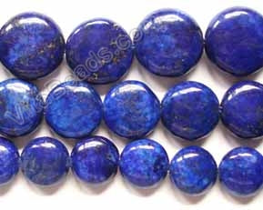 Lapis Lazuli AA  -  Puff Coins  16"