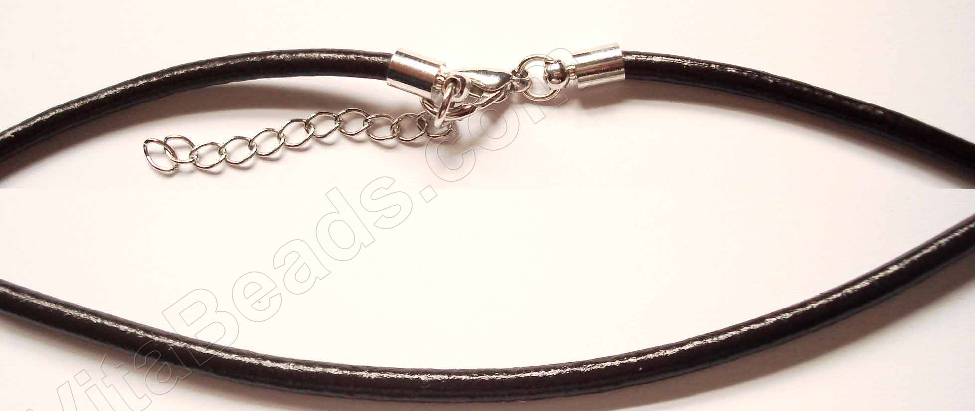 Accessories - 2mm Genuine Leather Pandora Necklace Cord 17"