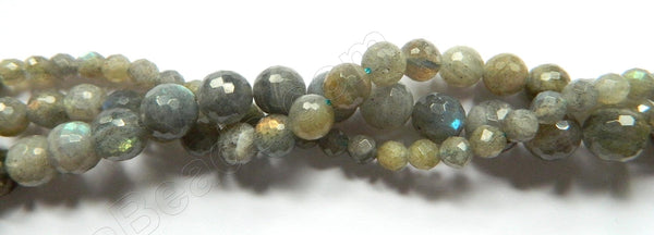 Labradorite AA  -  Faceted Round  16"