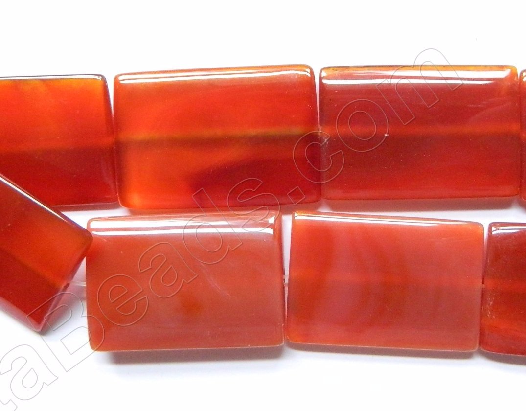 Puff Rectangle  -  Carnelian   16"