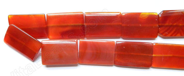 Puff Rectangle  -  Carnelian   16"