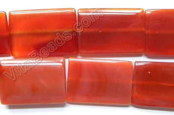 Puff Rectangle  -  Carnelian   16"