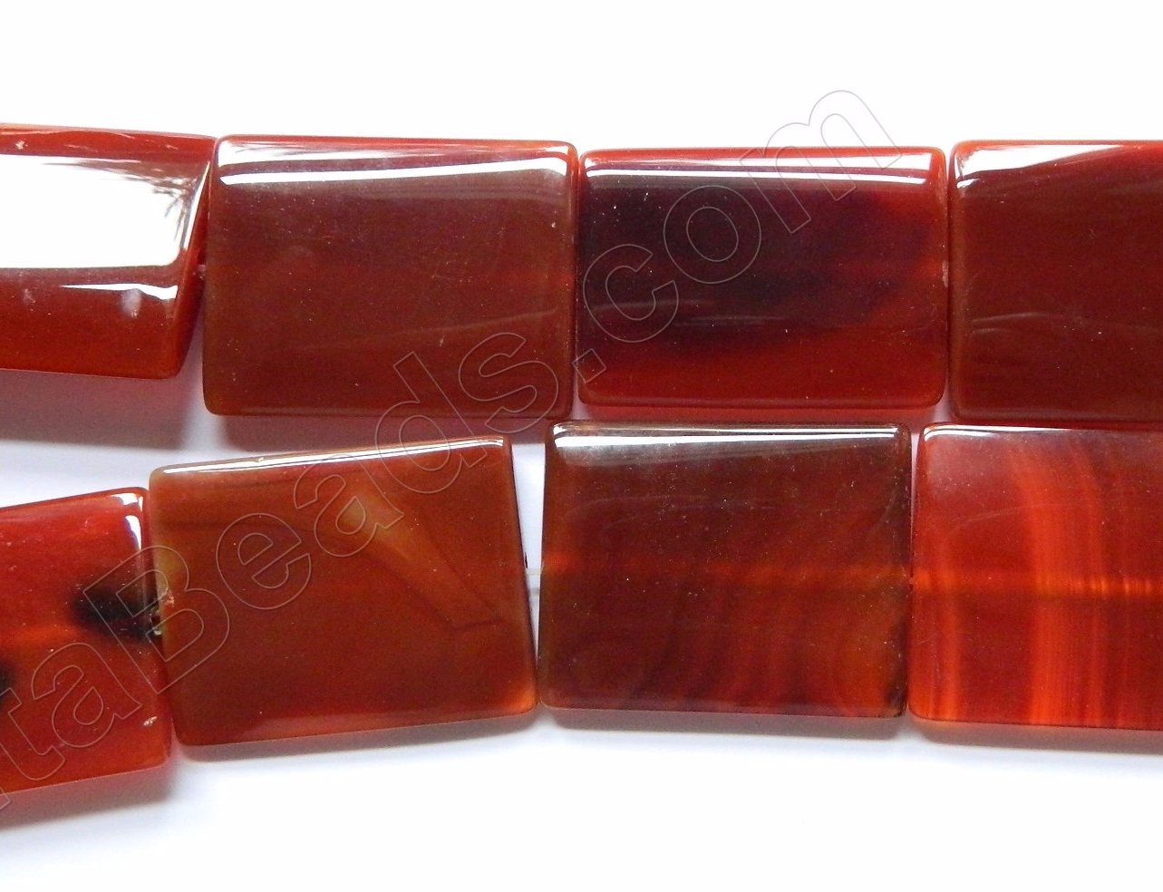 Puff Rectangle  -  Carnelian   16"