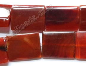 Puff Rectangle  -  Carnelian   16"