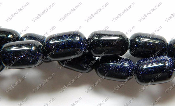 Blue Goldstone  -  Smooth Egg Nuggets  16"