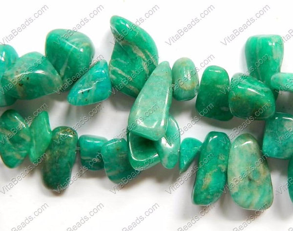 Russian Amazonite -  Drop Chips  16"