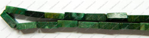 Africa Jade  -  4x13mm Rectangle 16"
