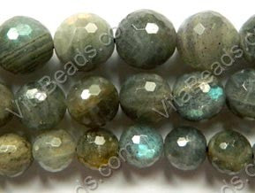 Labradorite AA  -  Faceted Round  16"