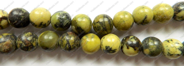 Yellow Chinese Turquoise  -  Smooth Round  16"