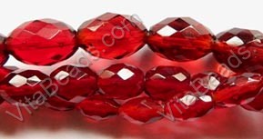 Faceted Eggs - Red Wine Crystal Quartz 16"