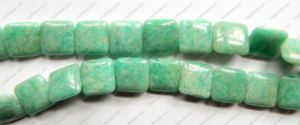 Russia Amazonite Light  -  Puff Squares  16"