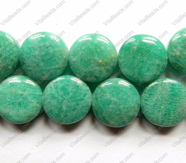 Russian Amazonite  -  Puff Coins 16"