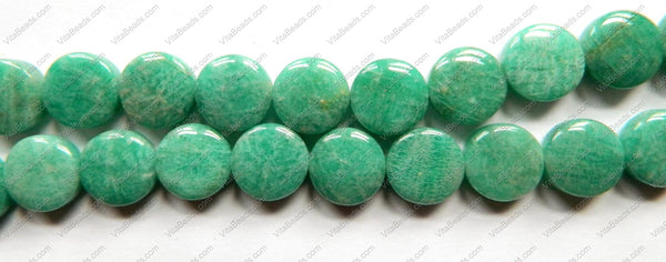 Russian Amazonite  -  Puff Coins 16"