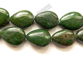 Green Pyrite A  -  Puff Drops 16"