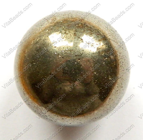 Pyrite A - 40mm Sphere Bead No Drilled