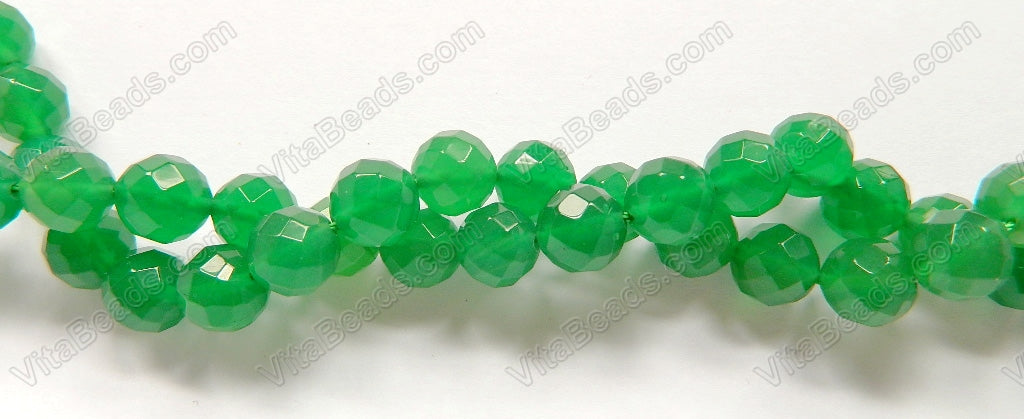 Opal Sea Green Chalcedony  -  Faceted Round 16"