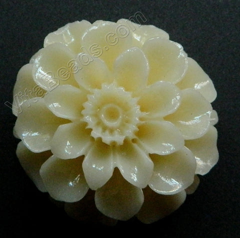 Carved Pendant - Zinnia