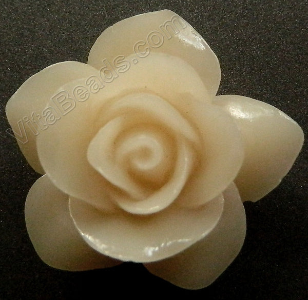 Carved Pendant Jasmin - Synthetic Bone