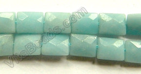 Chinese Amazonite  -  Faceted Rectangles  16"