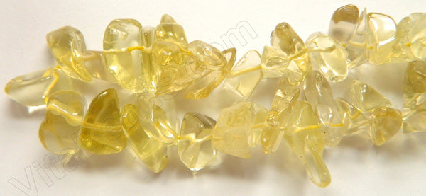 Lemon Quartz Natural AA -  Big Chip Nuggets  16"