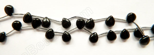 Black Onyx  -  Puff Briolette  16"