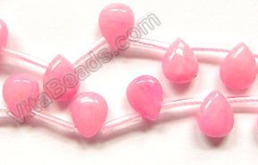 Rose Pink Jade  -  Puff Briolette  16"