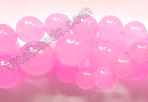 Rose Pink Jade  -  Smooth Round  16"