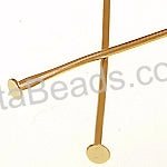 Gold Plated Brass Headpin