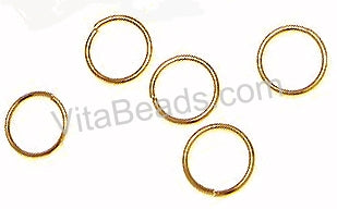 Gold Plated Brass Jump Ring