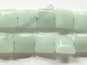 Amazonite   -  Puff Squares  16"