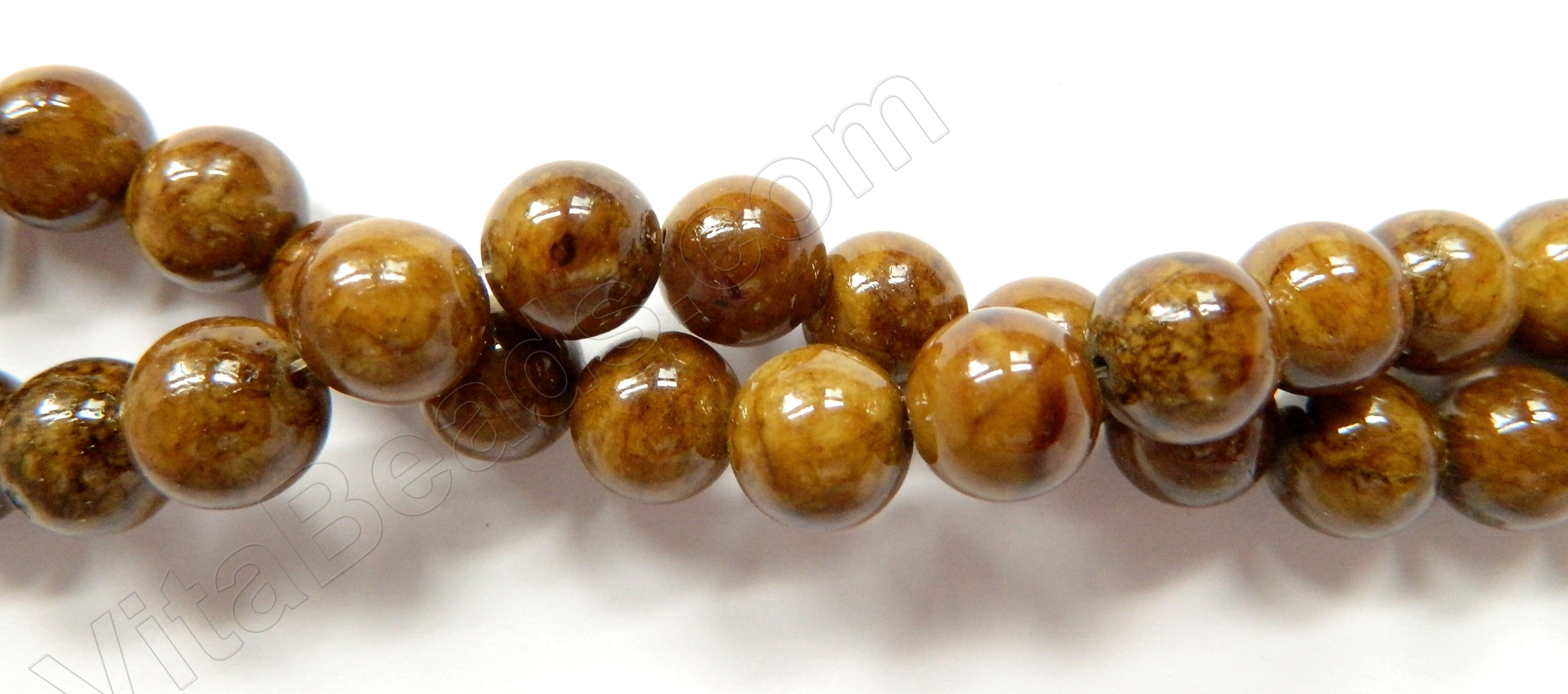 Brown Mashan Jade  -  Big Smooth Round  16"