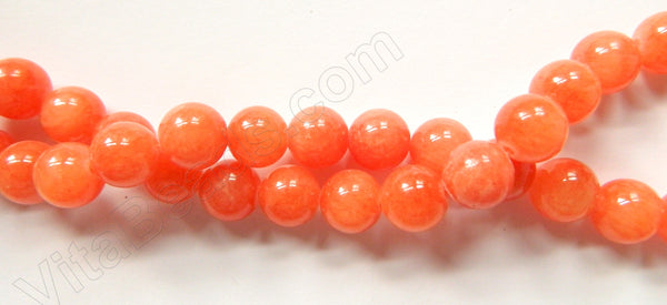 Orange Mashan Jade  -  Big Smooth Round  16"