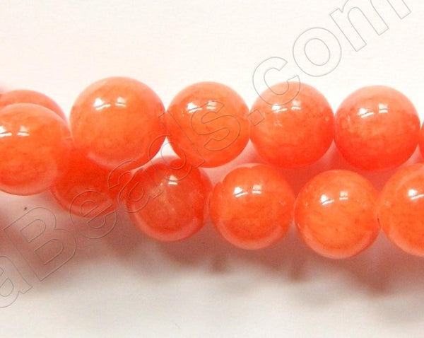 Orange Mashan Jade  -  Big Smooth Round  16"